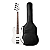 Kit Baixo Jazz Bass Atv 4 Cordas Waldman GJJF Branco + Capa - Imagem 1