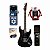 Kit Guitarra Strato Seizi Musashi Fun HSS PH Black Sparkle - Imagem 1