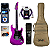 Kit Guitarra Strato Seizi Fun Katana Musashi Purple Sparkle - Imagem 1