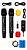 Microfone Sem Fio Duplo Custom Sound Cw70 Pro + Receiver - Imagem 1