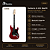 Guitarra Elétrica com Efeitos Giannini G-101 Metallic Red - Imagem 2