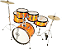 Bateria Acústica Junior 13" Nagano ONE Completa Com Pratos - Imagem 1