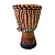 Tambor Djembê Percussão Africana Peq 8" x 36 cm Pele Couro Animal - Imagem 3