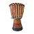 Tambor Djembê Percussão Africana Peq 8" x 36 cm Pele Couro Animal - Imagem 1