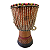 Tambor Djembê Percussão Africana Peq 8" x 36 cm Pele Couro Animal - Imagem 4