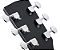 Violão Folk Eletroacústico Cort AD810E Black Satin Aço - Imagem 7