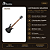 Contrabaixo Profissional Ativo 5C Waldman WB305A Black Satin - Imagem 2