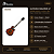 Guitarra Profissional Waldman GLP510QSB Sunburst Les Paul HH - Imagem 2