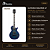 Guitarra Profissional Waldman GLP510QBL Sunburst Les Paul HH - Imagem 2