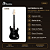 Guitarra Stratocaster Giannini G-101 HSS All Black - Imagem 2
