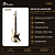 Baixo Profissional Jb Waldman 4 Corda Ativo Junior Braguinha - Imagem 2