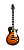 Guitarra Profissional Les Paul Michael GML600 Cherry Burst - Imagem 1