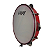 Pandeiro 10" Iniciante Madeira Gope Red Pele Nylon + Bag - Imagem 4