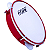 Pandeiro 10" Iniciante Madeira Red Pele Nylon + Capa Gope - Imagem 6