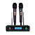 Microfone Sem Fio Duplo Kadosh K422m Profissional Canais Uhf - Imagem 1