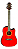 Violão Folk Eletroacústico Waldman DCEX1841 Cut Aço Vermelho - Imagem 5