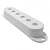 Cover Capa Branca Captador Single Coil Malagoli Com Furos - Imagem 5