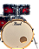 Shell Pack Bateria Pearl Decade Maple 22 Deep Red Burst - Imagem 5