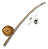 Berimbau Gope Médio Completo Verniz 5009M - Imagem 1