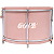 Malacacheta Profissional Gope 12"x20cm Alumínio 6 Bordões Linha Soul Rose - Imagem 4