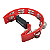 Pandeiro Meia Lua Liverpool Vermelho Profissional PML001VM - Imagem 1