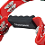 Pandeiro Meia Lua Liverpool Vermelho Profissional PML001VM - Imagem 3