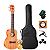 Kit Ukulele Concert Acústico Shelby Em Mogno Completo - Imagem 1