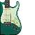 Guitarra Stratocaster Tagima TG-500 Metallic Surf Green - Imagem 4