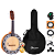 Kit Banjo Elétrico Estudante Rozini RJ14 Fosco Completo - Imagem 1