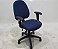 Cadeira de Escritório Diretor Sky Usada c/ Regulagem BackSystem Cor Azul - Imagem 1