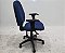 Cadeira de Escritório Diretor Sky Usada c/ Regulagem BackSystem Cor Azul - Imagem 8