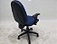 Cadeira de Escritório Diretor Sky Usada c/ Regulagem BackSystem Cor Azul - Imagem 7