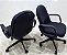 Kit 2 Cadeiras de Escritório Usada Giroflex Concha interlocutor - Preto - Imagem 3