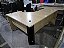 Mesa de Escritório em L Usada 1,20m x1,60m ( E x D ) Tampo e Base 25mm Amadeirado Claro - Imagem 5