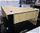 Mesa de Escritório em L Usada 1,20m x1,60m ( E x D ) Tampo e Base 25mm Amadeirado Claro - Imagem 1