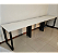 Estação de Trabalho 3 Posições Paralelas 3,00m x 0,60m c/ Cx Elétrica *Seminova* - Imagem 5