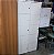 Armário Vestiário Guarda Volumes Locker c/ 10 Portas 180x46x80cm Branco **Seminovo** - Imagem 1