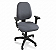 Cadeira Flexform Diretor Usada ERME Encosto Alto c/ Backsystem - NR17 - Grafite - Imagem 3
