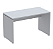Mesa de Escritório Tampo Cinza Cristal 25mm 1,20x0,60m M1200P25PP CC/CC *Produto Novo* - Imagem 2