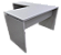 Mesa de Escritório + Mesa Complemento 1,20X1,50M Tampo 25mm Pé Painel M1200P25PP + MC900P25PP CC/CC *Produto Novo* - Imagem 1