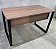 Mesa Secretária Pé Quadrado em Aço Tampo 25mm 1,20x0,60m M120/60 P25TUB WN/PR *Novo* - Imagem 6