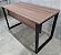 Mesa Secretária Pé Quadrado em Aço Tampo 25mm 1,20x0,60m M120/60 P25TUB WN/PR *Novo* - Imagem 8