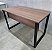 Mesa Secretária Pé Quadrado em Aço Tampo 25mm 1,20x0,60m M120/60 P25TUB WN/PR *Novo* - Imagem 9