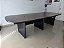 Mesa de Reunião Tampo Duplo 36mm 3,00m x 1,20m c/ Tampa Basculante s/ cx tomadas Pé Painel Duplo - Imagem 7