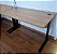 Mesa de Escritório Usada Seminova Tampo 1,20m x 0,70m x 25mm Pés em Aço - Imagem 2