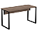 Mesa Secretária Pé Tubular Quadrado em Aço Tampo 25mm 1,34x0,60m M134/60 P25TUB - Imagem 1