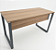 Mesa de Escritório Pé Quadro em Aço Tampo Amadeirado 25mm 1,34m x 0,60m M134/60 P25TUB NL/GR - Imagem 3