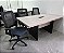 Conjunto Sala de Reunião Usada Mesa 1,60m x 0,90m c/ Caixa Elétrica + 5 Cadeiras *Ganhe Painel de Parede de Brinde* - Imagem 3