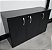 Armário Baixo Credenza 3 Portas 1,20m x 0,40m x 0,75m Preto - Imagem 6