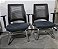 Kit c/ 2 Cadeiras de Escritório Usadas Seminova Wine Diretor c/ Braços Base Fixa - Imagem 2